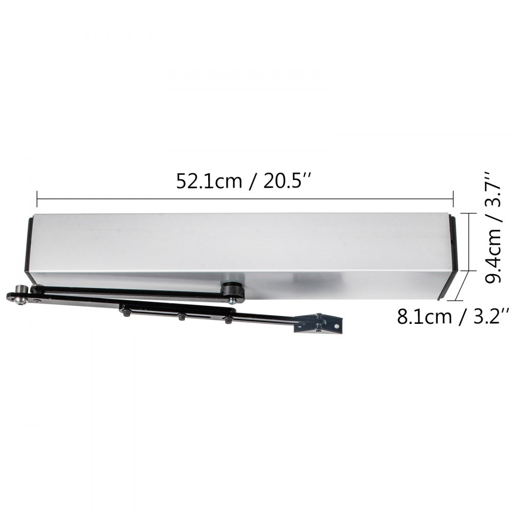 VEVOR 10 kg Electric Door Opener Closer 110-240V Automatic Door Opener Handicap Door Opener Automatic Swing Door Opener 50W Swing Door Opener 120 Degrees Adjustable Aluminum Alloy