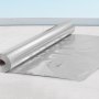 VEVOR Double Reflective Insulation Roll, Woven Fabric Radiant Barrier, 6.5 Mil 48 in x 250 ft, Aluminum Foil PE Woven Cloth Heat Reflective Shield, Thermal Insulation Roll for Window RV Roof