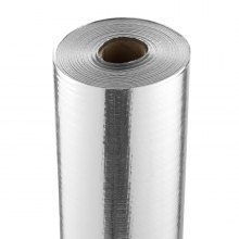 VEVOR Double Reflective Insulation Roll Woven Fabric Radiant Barrier 3000 in x 48 in x 6.5 mil