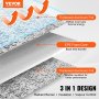 VEVOR Double Reflective Insulation Roll, Foam Core Radiant Barrier, 3.2 mm 23.8 in x 50 ft, Double-Sided Aluminum Foil EPE Foam Heat Reflective Shield, Thermal Insulation Roll for Window RV Roof