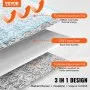 VEVOR Double Reflective Insulation Roll, Foam Core Radiant Barrier, 3.2 mm 48 in x 10 ft, Double-Sided Aluminum Foil EPE Foam Heat Reflective Shield, Thermal Insulation Roll for Window RV Roof