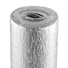 VEVOR Double Reflective Insulation Roll Foam Core Radiant Barrier 120 in x 48 in x 1/8 in