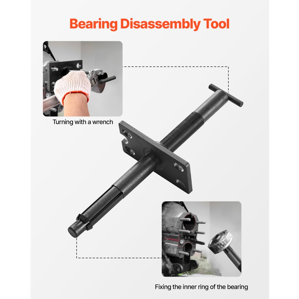 VEVOR Mercruiser Alignment Tool & Gimbal Bearing Puller Set, Compatible with Mercruisers, OMC, Volvo Cobra Bell Housings, Engine Alignment Tool, Bearing Puller Seal Bellow Expander Tools Installer
