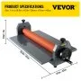 VEVOR 1300mm Cold Laminator Laminating Machine Manual Fits Poster Painting Photo