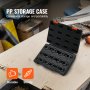 VEVOR Crowfoot Wrench Set, 1/2" and 3/8" Drive 15-Piece Crows Foot Wrench Set with PP Storage Case,  Metric 8-24 mm, CRMO Steel and  Manganese Phosphate Finish, for Mechanical Maintenance and Repairs