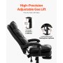 VEVOR Executive Office Chair High Back Chair with Footrest Lumbar Pillow Black