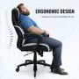 VEVOR High Back Executive Office Chair with Adjustable Lumbar Support 400 lbs