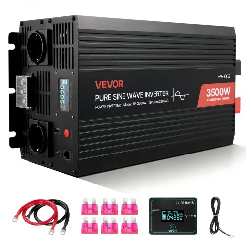 Siinusinverter 12 V – 230 V, 3500 W
