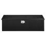 VEVOR 121.9x38.1x38.1 cm Heavy Duty Aluminum Bar Tread Tool Box for Pick Up Truck Bed