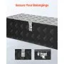 30"x13"x9.6" Heavy Duty Aluminum Truck Bed Tool Box for Pickup RV Black