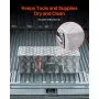 30"x13"x9.6" Heavy Duty Aluminum Truck Bed Tool Box for Pickup RV Silver