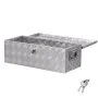 30"x13"x9.6" Heavy Duty Aluminum Truck Bed Tool Box for Pickup RV Silver