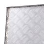 VEVOR Heavy Duty Aluminum Truck Bed Tool Box, Stripes Plated Tool Box with Side Handle and Lock Keys, Storage Toolbox Chest Organizer for Trailer, Pickup, RV, 30"x13"x9.6"(762x330.2x243.84mm), Silver
