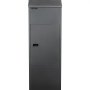 VEVOR Postpakkeinnleveringsboks, 15'' x 9'' x 41,3'' Pakkeboks, pakkeinnleveringsboks i galvanisert stål, postkasse m/kodelås, sikker postboks m/maskinvare, leveringsboks for veranda, kantsten og utvendig, grå