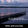 8pcs Solar Dock Led Light W/ Installing Screws Work Stable Walkway Yard Garden