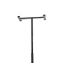 VEVOR Floor-to-Ceiling Transfer Pole, Tension Mounted Bathroom Grab Bar with Anti-Slip Curve Handle, 300 Lbs Capacity Security Pole for Elderly, Ideal Senior Safety Pole for 7-10 Ft Ceilings, Black