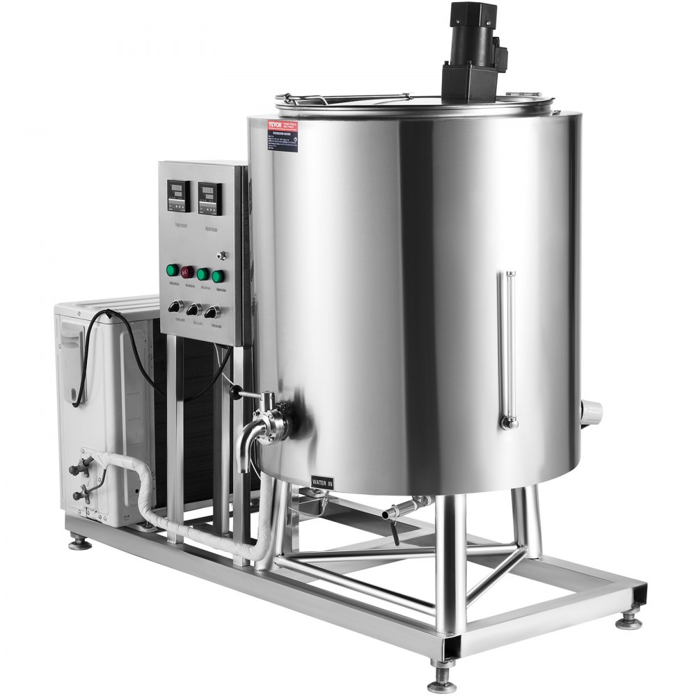 VEVOR Milk Pasteurizer 150L, Commercial Milk Pasteurization Machine, Food Grade 304 Stainless Steel, Professional Pasteurization with Time and Temperature Control, for Milk Juice Yogurt Sterilization