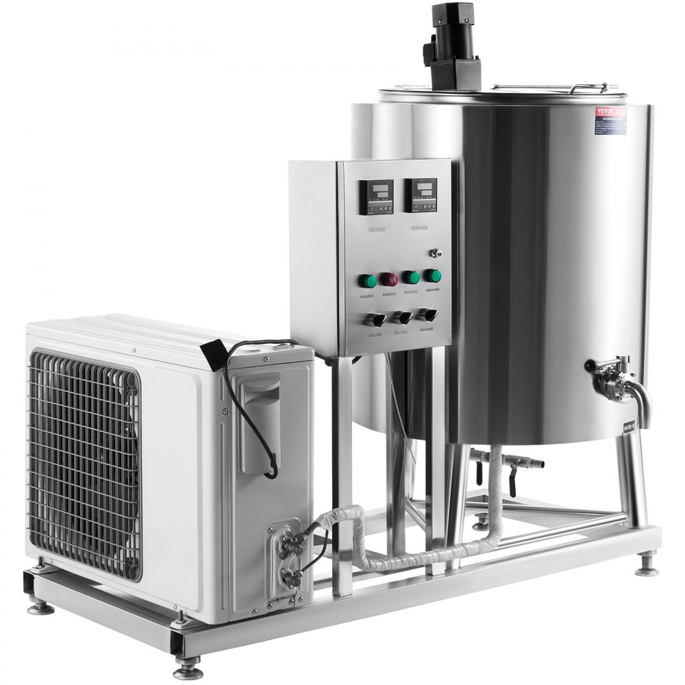 VEVOR Milk Pasteurizer 150L, Commercial Milk Pasteurization Machine, Food Grade 304 Stainless Steel, Professional Pasteurization with Time and Temperature Control, for Milk Juice Yogurt Sterilization