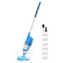 VEVOR Pool Vacuum, 26 GPM Handheld Cordless Hot Tub Vacuum with Extension Pole, for Deep Cleaning & Strong Suction, Rechargeable Pool Cleaner, Running up to 1Hour, for Above Ground/Inground Pool Spas