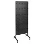 VEVOR Standing Pegboard Display, 60 x 160 cm Pegboard Display Stand with Swivel Casters and 30 Hooks, Thickened Cold-Rolled Steel Peg Board Panel for Grocery, Retail Store and Jewelry Shop, Black