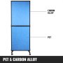 Vevor Acoustic Room Divider Office Partition 24"x66" Cubicle Divider Light Blue