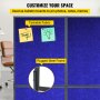 Vevor Acoustic Room Divider Office Partition Panel 72" X 66" 3 Pack In Navy Blue