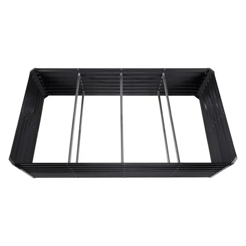 VEVOR Galvanized Raised Garden Bed Planter Box 94.5x47.2x23.6" Flower Vegetable
