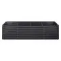 VEVOR Raised Garden Bed, 8 x 4 x 2 ft Galvanized Metal Planter Box, Outdoor Planting Boxes with Open Base, for Growing Flowers/Vegetables/Herbs in Backyard/Garden/Patio/Balcony, Dark Gray