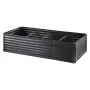 VEVOR Raised Garden Bed, 8 x 4 x 2 ft Galvanized Metal Planter Box, Outdoor Planting Boxes with Open Base, for Growing Flowers/Vegetables/Herbs in Backyard/Garden/Patio/Balcony, Dark Gray