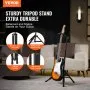 VEVOR Tripod Guitar Stand Floor-Standing Foldable 35.4-47.2 in Adjustable Height