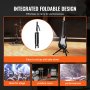 VEVOR Tripod Guitar Stand Floor-Standing Foldable 900-1200 mm Adjustable Height