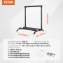 VEVOR 5-Space Guitar Stand Floor-Standing Foldable Rack Hold Up to 5 Guitars