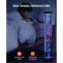 VEVOR Sensory Bubble Tube Lamp, 80 cm Bubble Fish Tube, Sensory Aquarium Lamp with 6 Floating Fish & 16 Color Effects, Remote Control, Stress Relief Calming Light for Bedroom Living Room Home Decor