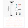 VEVOR Bubble Tube Lamp 16 Color 80 cm Sensory Aquarium Lamp for Relief Calming