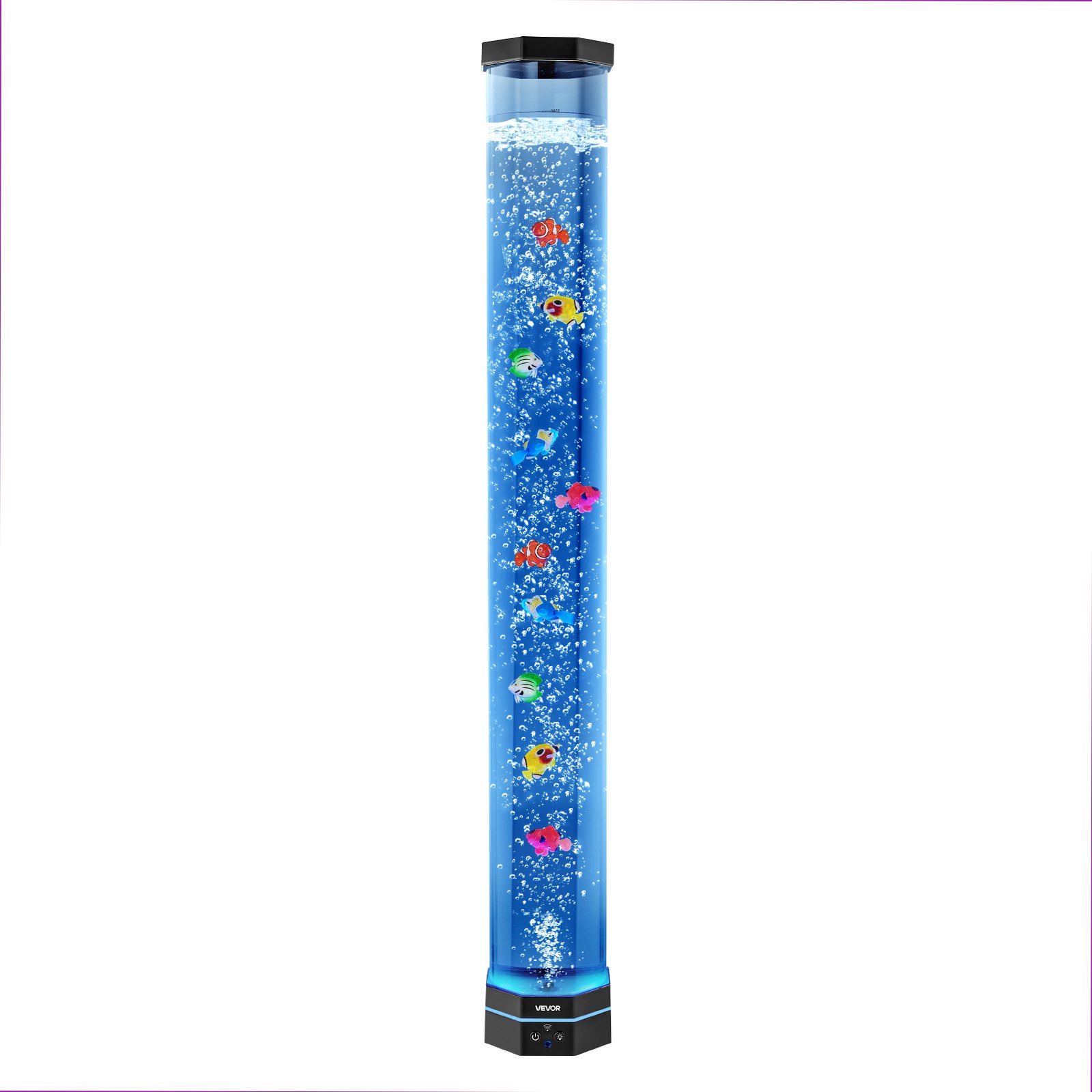 VEVOR Bubble Tube Lamp 16 Color 1 m Sensory Aquarium Lamp for Relief Calming