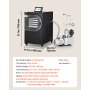 VEVOR Vacuum Freeze Dryer Machine, 5-7 kg/Batch, 4 Trays, 10 Presets for Fruit Vegetable Meat, Durable Freestanding Freeze Drying Equipment with Wheel, App Control, LCD Touchscreen, Auto Defrost