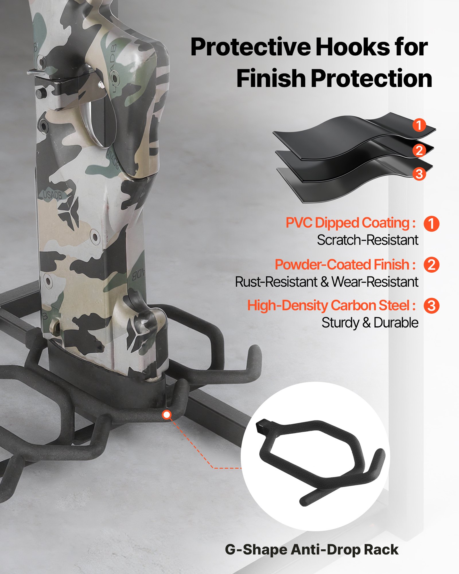 VEVOR Gun Rack, Floor Standing, Indoor Heavy Duty Steel Rifle Shotgun Rack Stand, Freestanding Gun Display Storage with Magazine Holder, Holds up to 9 Rifles and 4 Pistols, for Home Garage Storage