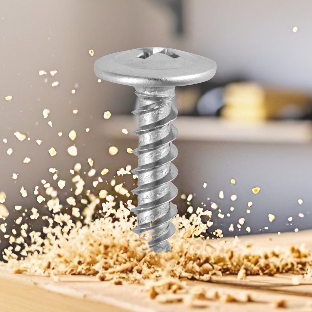 VEVOR Screws, #8 x 3/4 inch Length Self Drilling Drywall to Wood Screw, All Purpose High-Hardness Stainless Steel Wall Anchors with a Phillips Drill Bit, Cross Slot for Home Renovation(300 per Box)