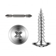Screws #8 x 3/4 inch Self Drilling Drywall to Wood Stainless Steel 300pcs Home