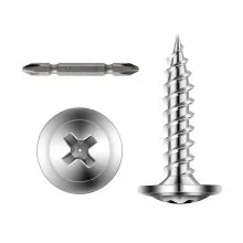 Screws #8 x 3/4 inch Self Drilling Drywall to Wood Stainless Steel 300pcs Home