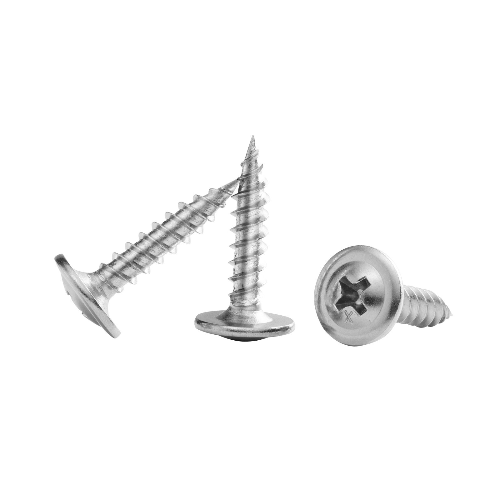 VEVOR Screws, #8 x 3/4 inch Length Self Drilling Drywall to Wood Screw, All Purpose High-Hardness Stainless Steel Wall Anchors with a Phillips Drill Bit, Cross Slot for Home Renovation(300 per Box)