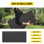 VEVOR 3.6FT Height DJ Facade Booth Portable DJ Event Facade Lightweight Metal Frame DJ Booth Cover 4 Detachable Polyester Sections Foldable Screen for DJ with Travel Bag DJ Front Board White and Black