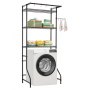 EVOR Over The Washer and Dryer Storage Shelf, 3 Tier Laundry Room Drying Rack with Hanger Rod and Hooks, Adjustable Over Washer and Dryer Shelves, Laundry Room Shelf Storage Space Saver, Black
Visit the VEVOR Store
