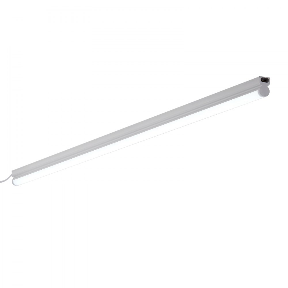 VEVOR LED Shop Light, 6 Pack T5 Integrated Single Fixture, 4FT, 2200lm, 6500K Linkable LED Tube Light, Corded Electric with ON/Off Switch, Suitable for Garage Warehouse Workbench Workshop
