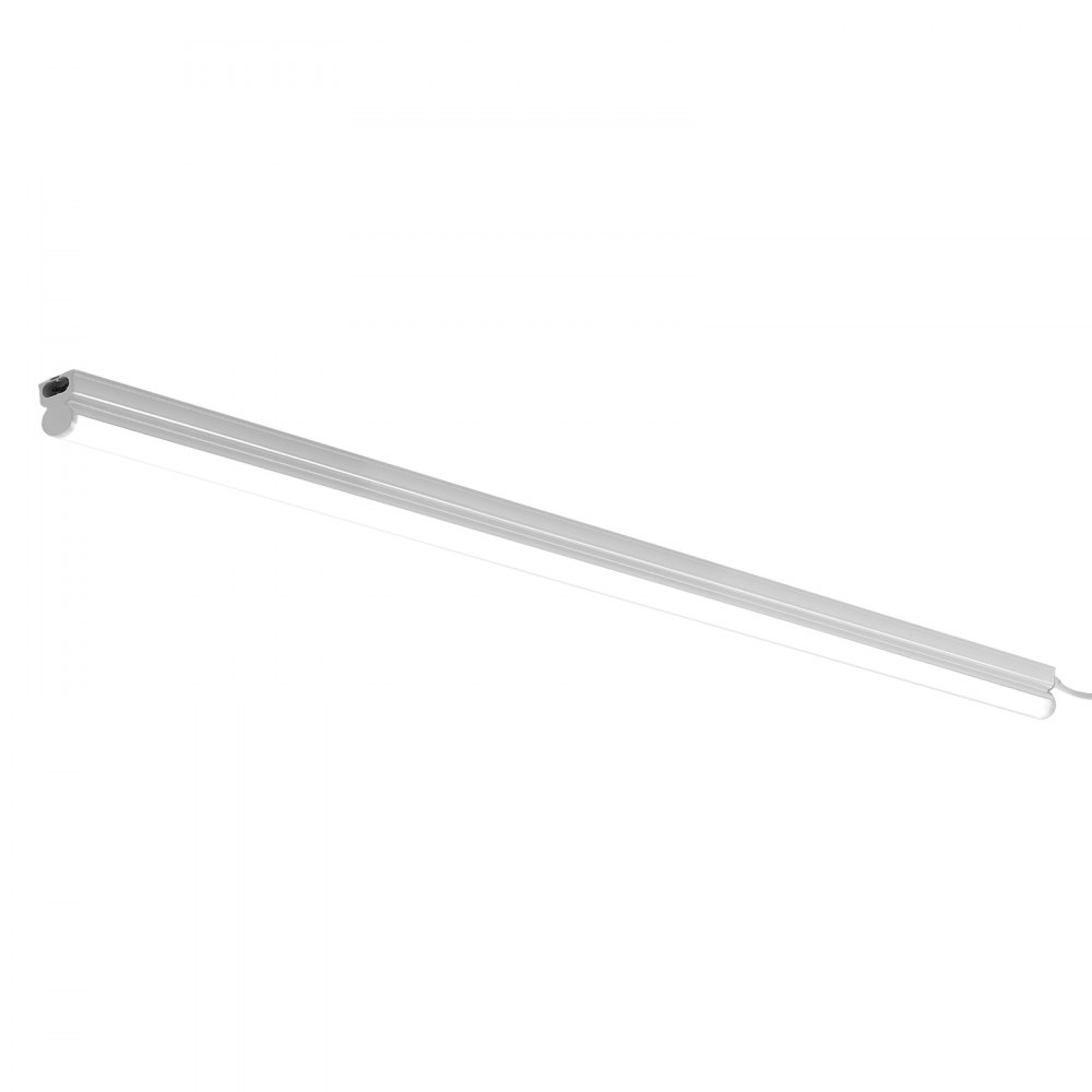 VEVOR LED Shop Light, 6 Pack T5 Integrated Single Fixture, 4FT, 2200lm, 6500K Linkable LED Tube Light, Corded Electric with ON/Off Switch, Suitable for Garage Warehouse Workbench Workshop