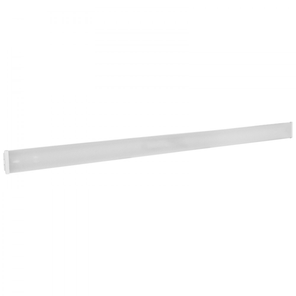VEVOR 8FT LED Wraparound Light, 110W 10,000LM, Flush Mount LED Shop Light, 4 Pack 6500K Daylight LED Kitchen Ceiling Lighting Fixtures, for Garage Office Laundry Fluorescent Tube Replacement, FCC
