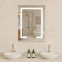Lighted Medicine Cabinet with 2-Side Mirror 20 x 26 in Recessed Wall Mount