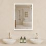 Lighted Mirror Medicine Cabinet 20x28" Sensor Light Recessed or Wall Mount