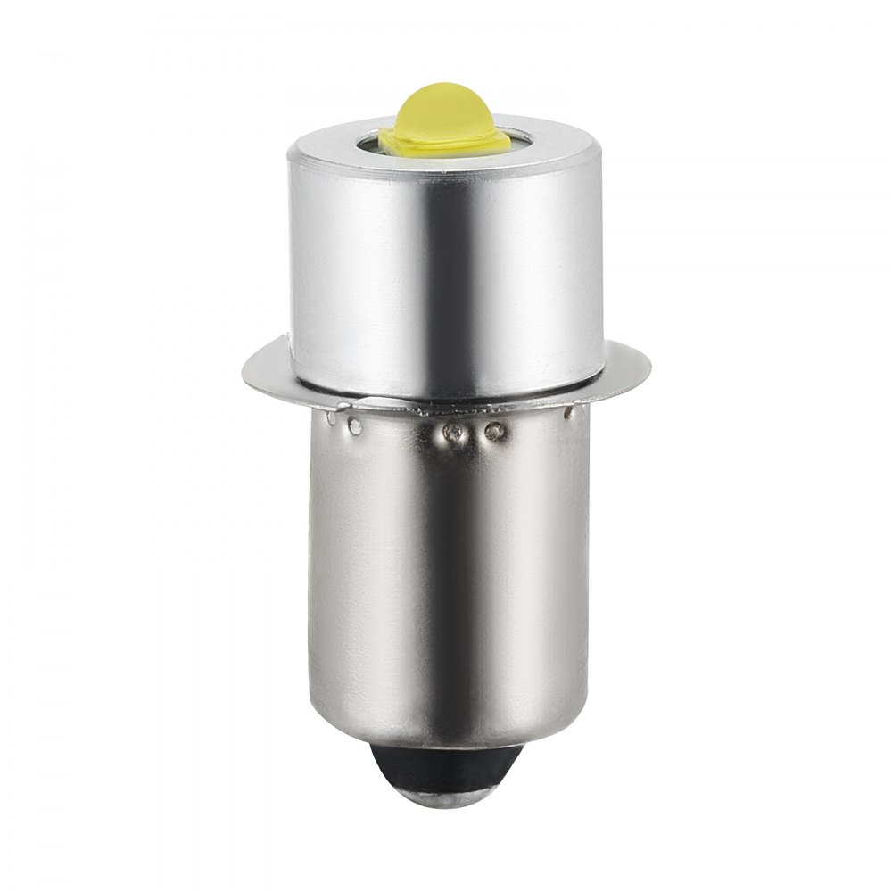 VEVOR LED Flashlight Bulbs, P13.5S 4-12 Volt, 230LM Flashlight Conversion Replacement Kit, Longer Life and Brighter White Maglight LED Bulbs for 3-16 Cell C/D Flashlights, Headlights,Lamp, Torch