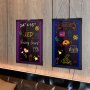 Tablă de scris cu LED VEVOR, tablă cu cretă iluminată și ștergătoare, 24 x 16 inci, indicator de meniu cu efect neon, tablă de desen cu 8 markere cu cretă fluorescentă și telecomandă, testată conform standardelor UL